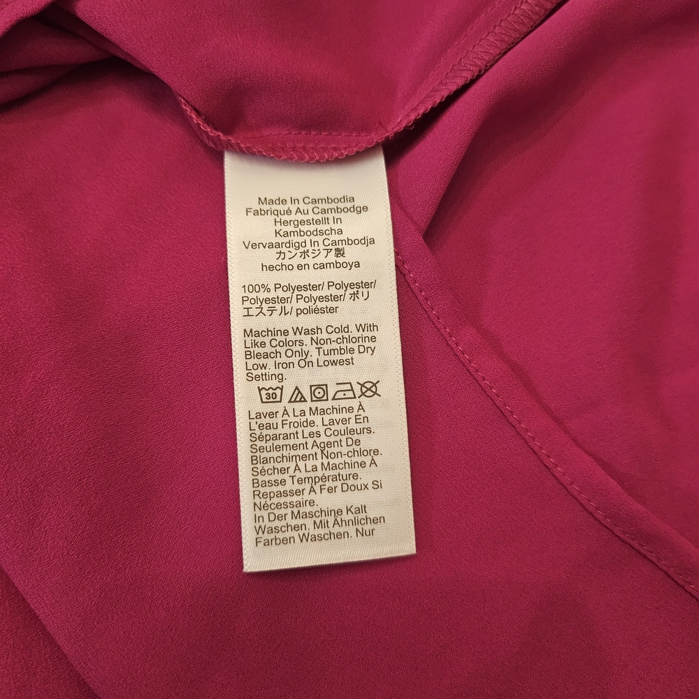 J.Crew Pink / Purple Long Sleeve Top - MEDIUM - Picture 9 of 9